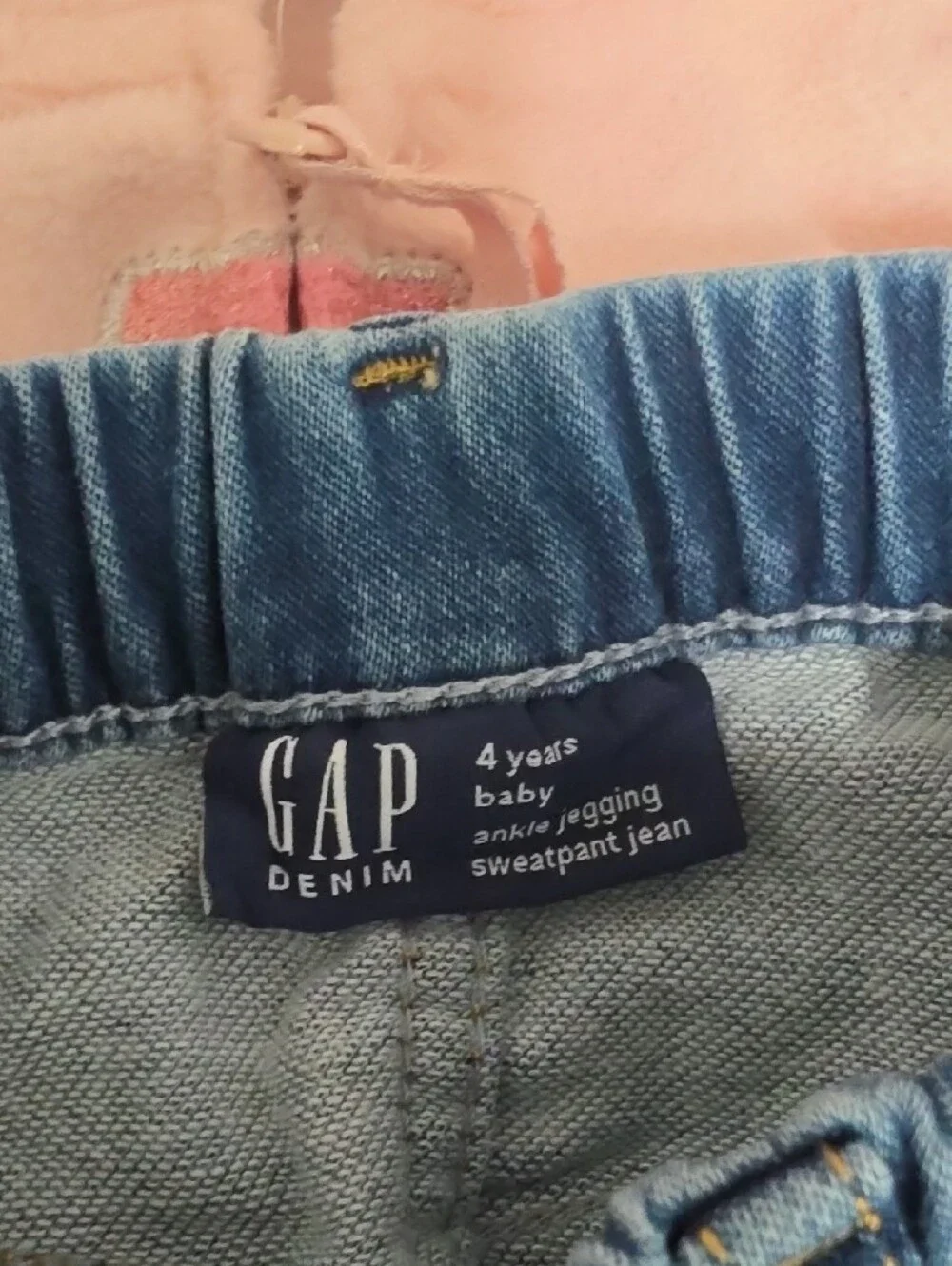 GAP Peach Fleece Hooded Zip Sweatshirt